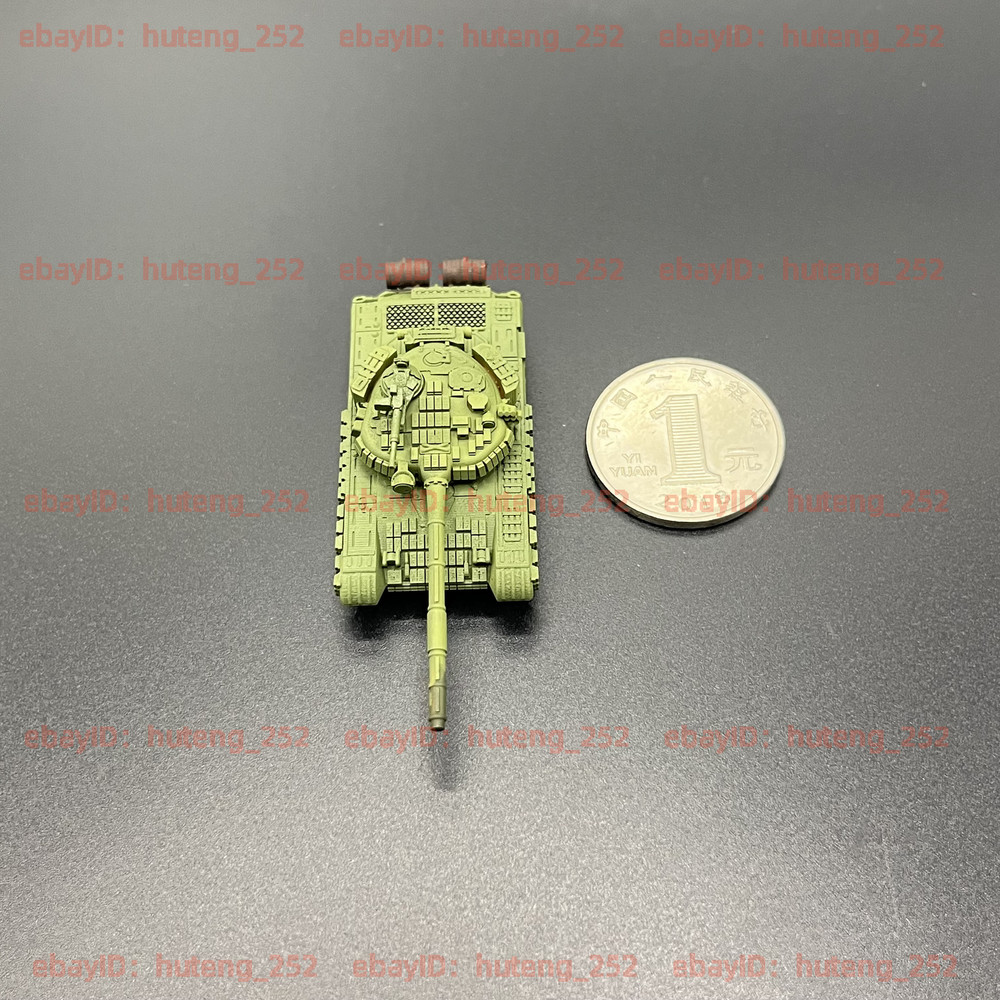 3D Printed 1/144 Soviet T72 Main Battle Tank Finished Model