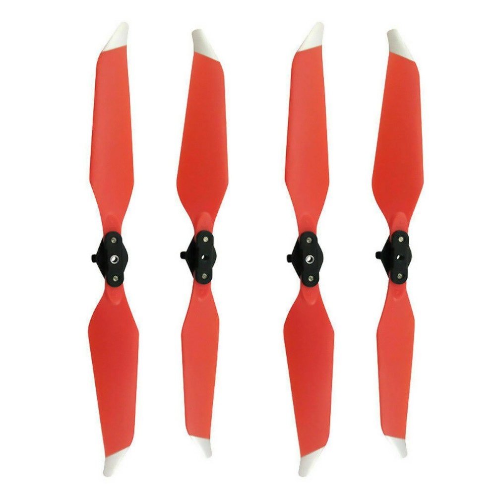 Low-Noise Quick-Release Red Propellers 8331F For DJI Mavic PRO Platinum Drone