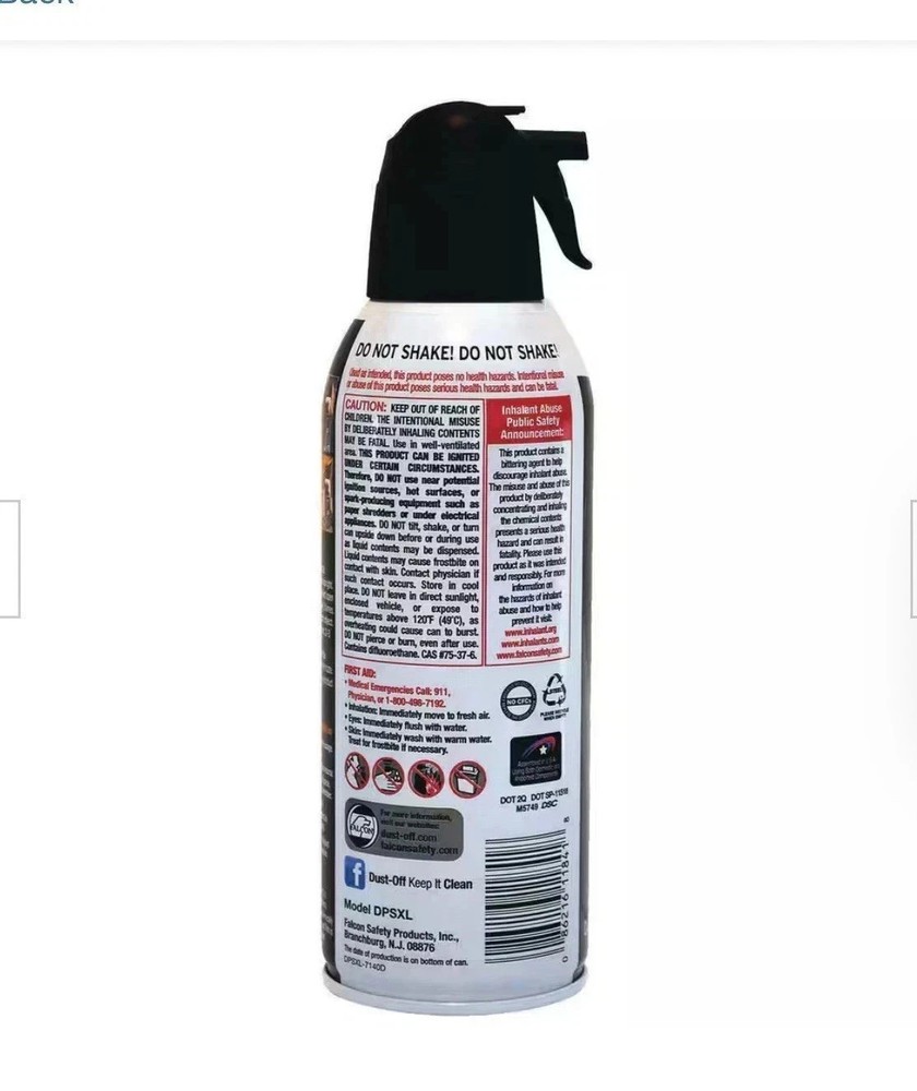 Dust-Off Falcon Compressed Gas Duster - 10oz