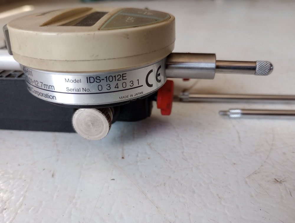 Mitutoyo IDS-1012E 543-611 Digital Push/Pull Force Gauge, .0005-.5"/0.01-12.7mm