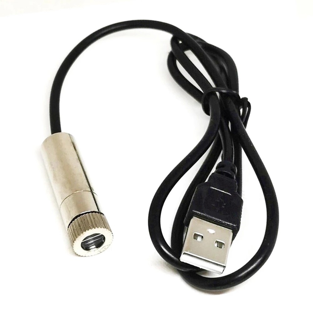 Focusable 650nm 100mW Dot/Line/Cross red Laser Diode Module with USB