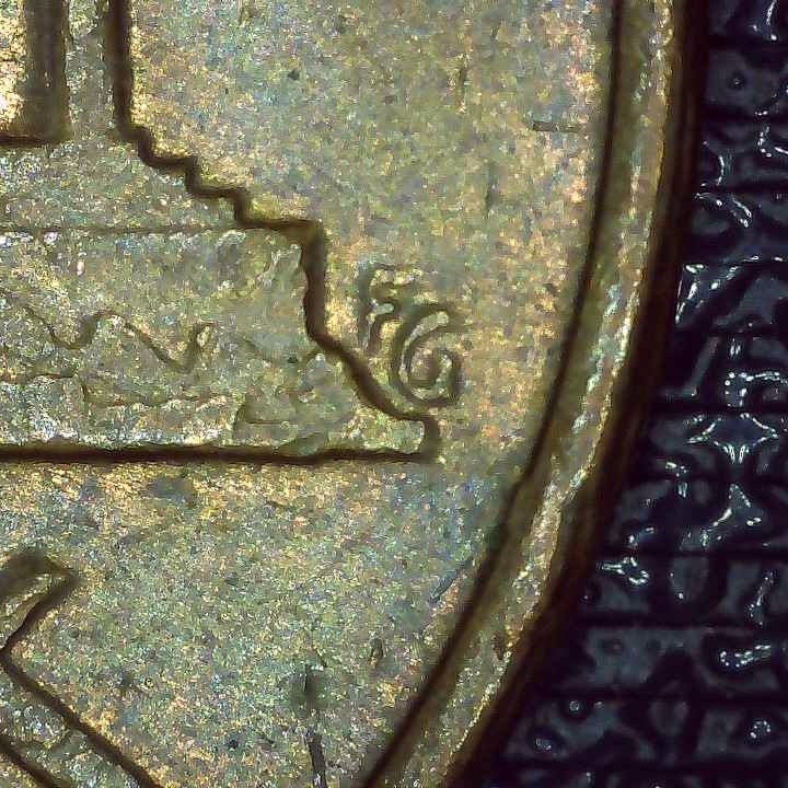 1978 D Lincoln Penny error filled mintmark