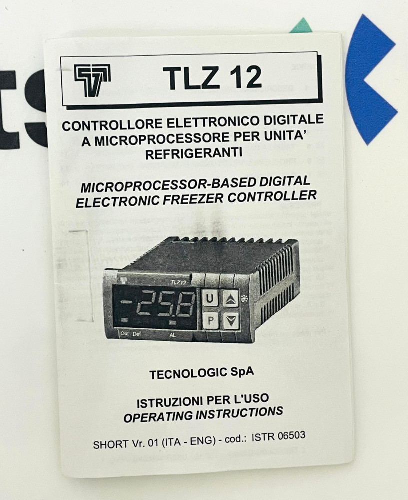 TECNOLOGIC TLZ12 HRR---- Digital Electrnoic Controller