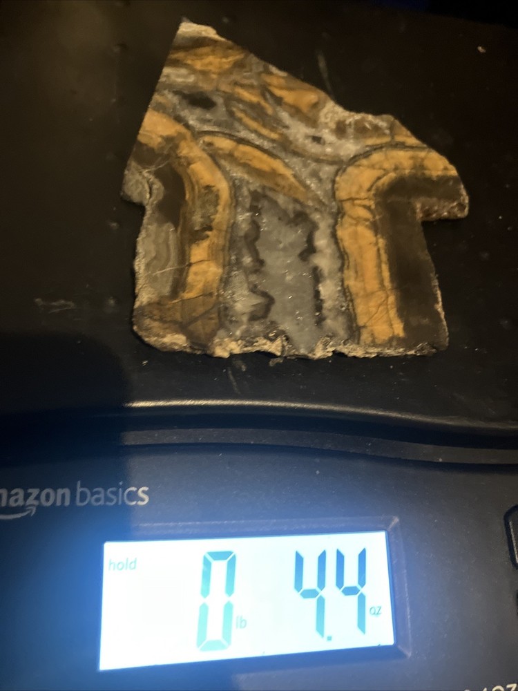 Black And Gold Agate Slab (NM)