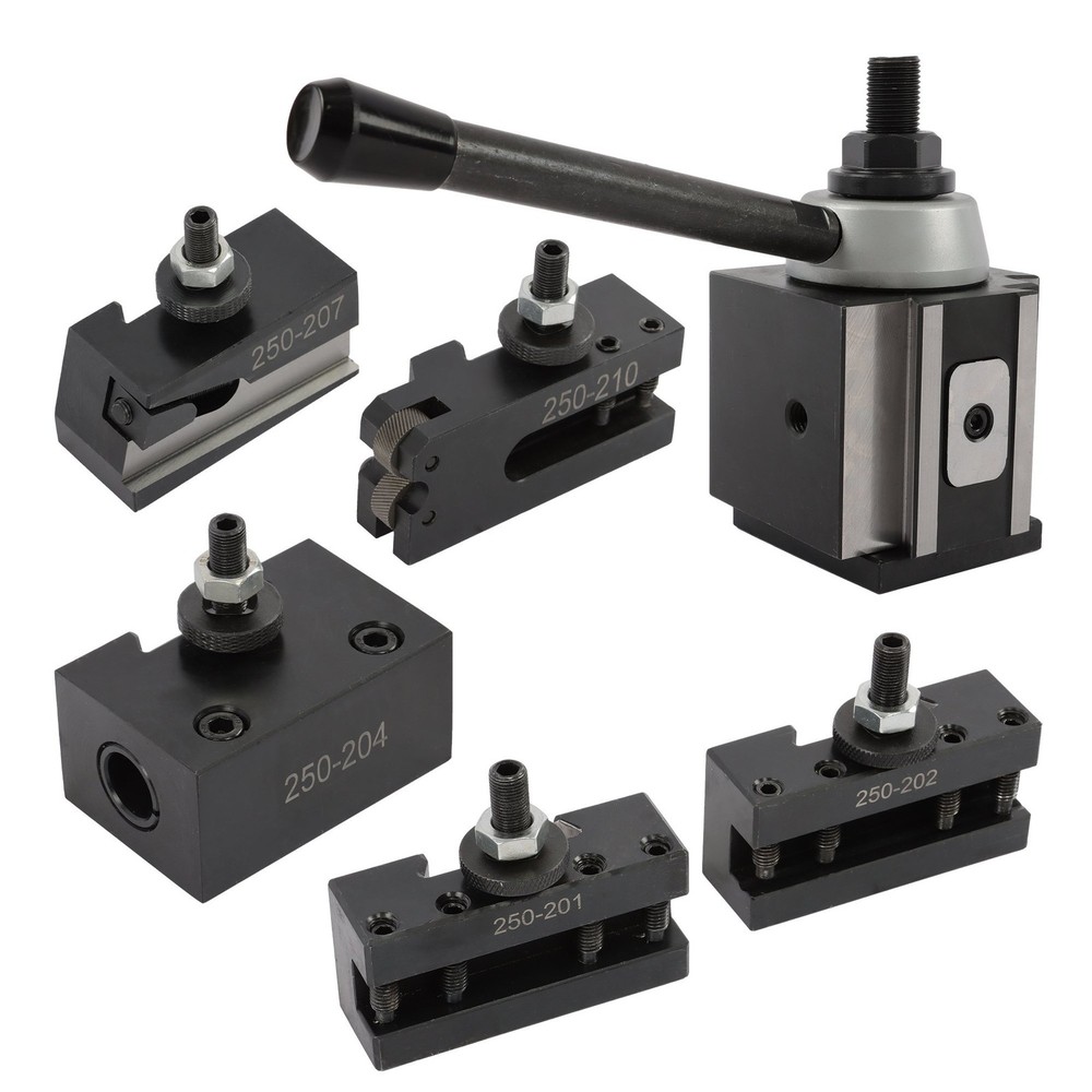 BXA Tool Post Set 250-200 Complete Quick Change System for Lathes