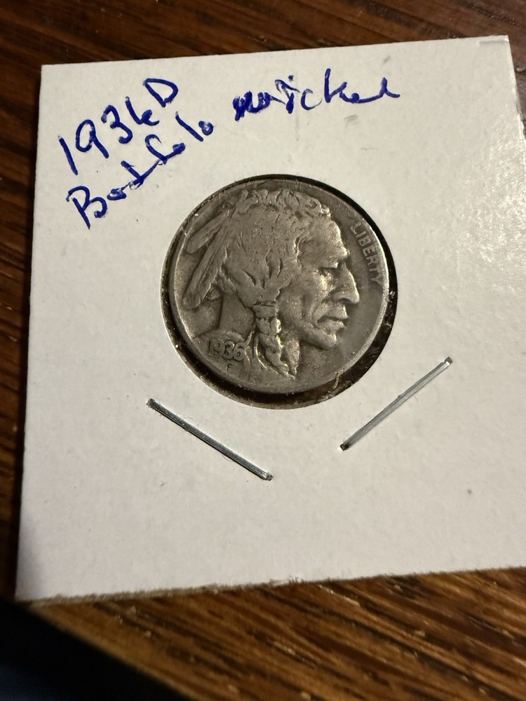 1936 D Buffalo - Indian Nickel (.05)