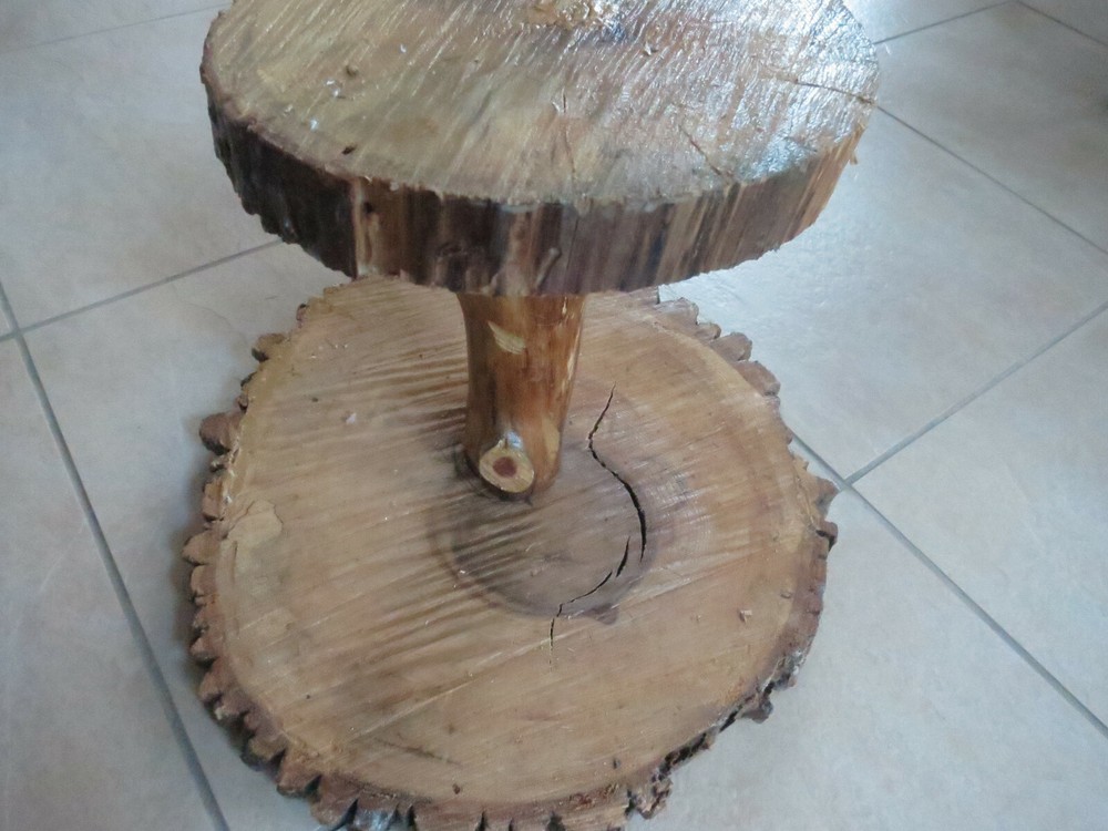 2 Tier Handmade Rustic Barn Farm wedding stand for apptizer/dessert/fruit Unique
