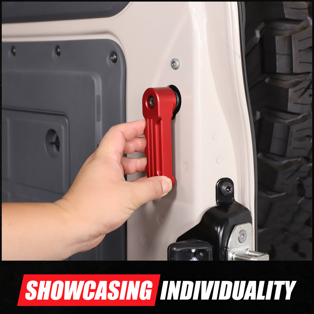 Red Inner Tailgate Switch Handle Off For Ineos Grenadier 2022-2024