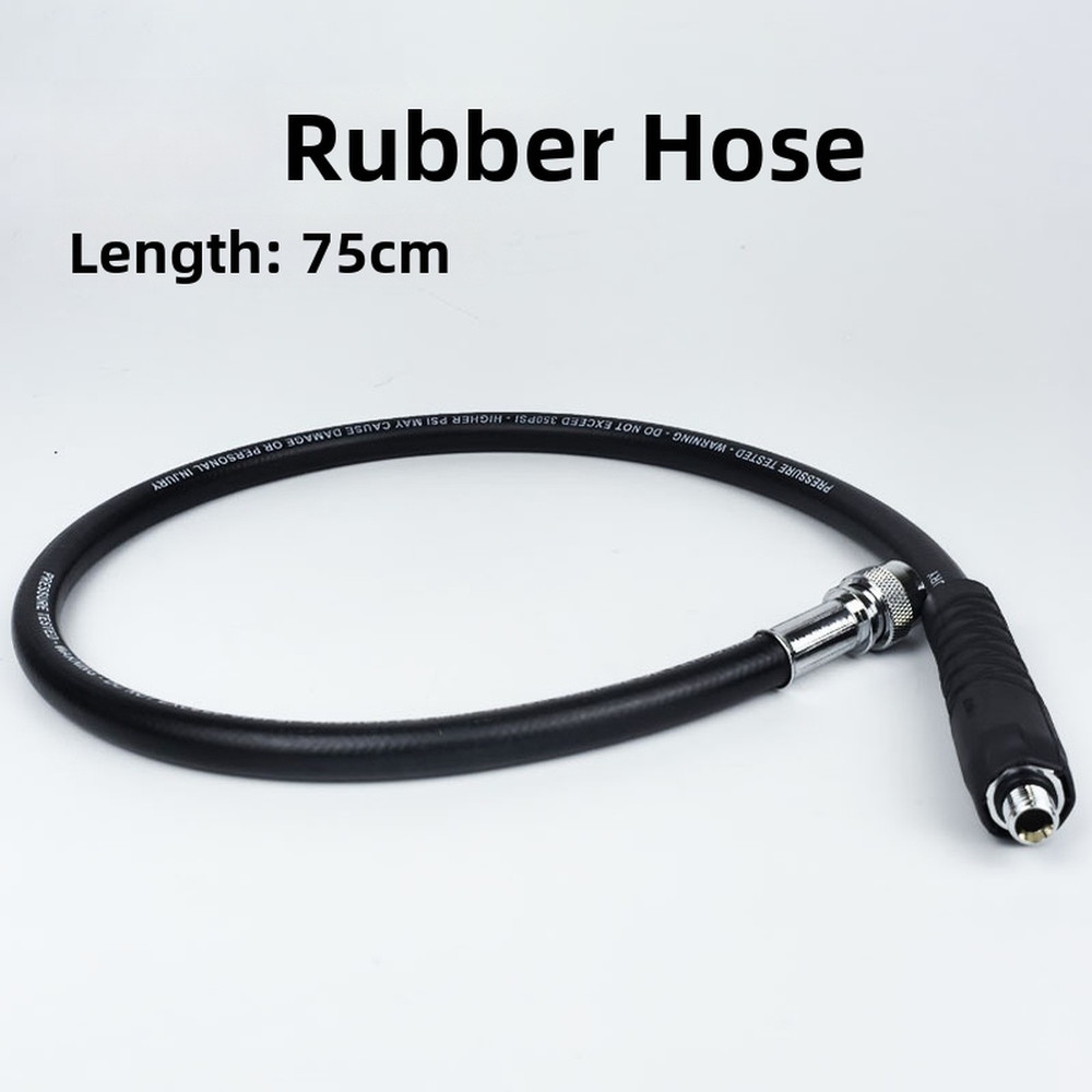 For BCD Medium Pressure Rubber Hose 75cm For Scuba Diving 30bar Working
