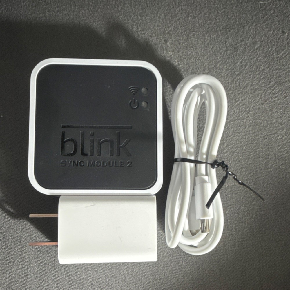 Blink Sync Module 2 Smart Home Hub BSM00401U with Power Adapter & Cable