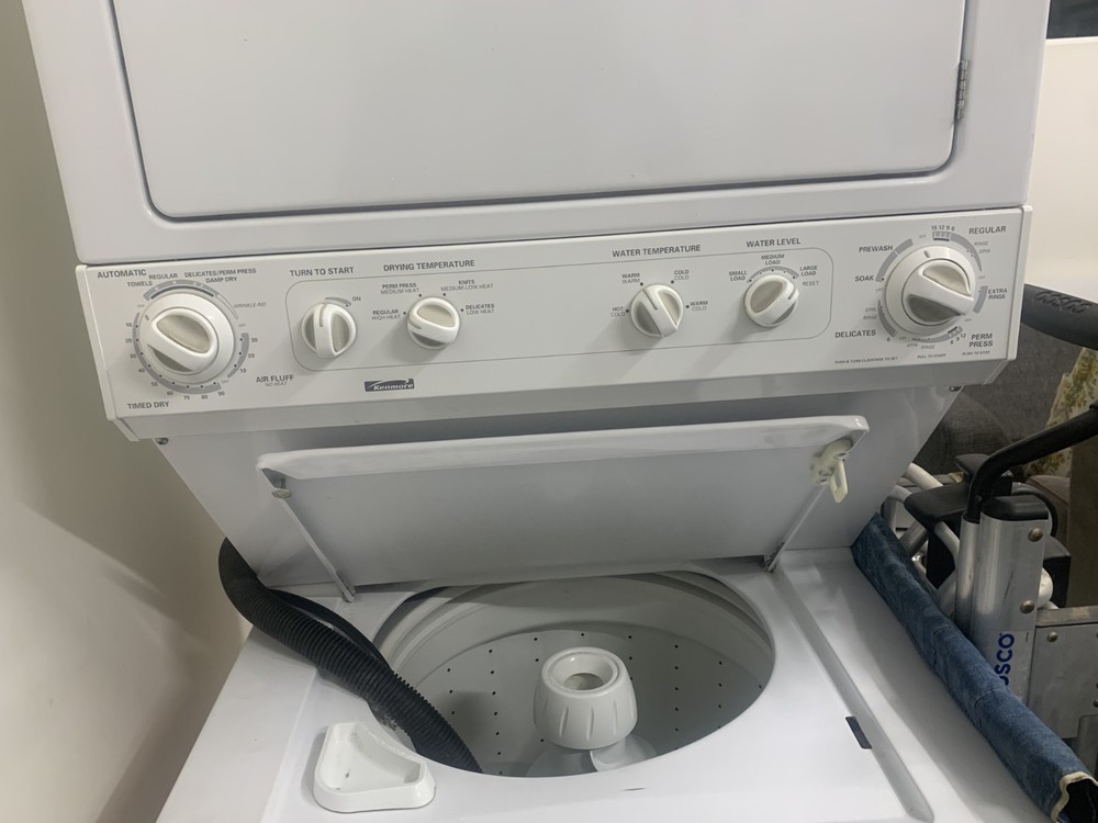 sears Kenmore washer dryer space saver combo