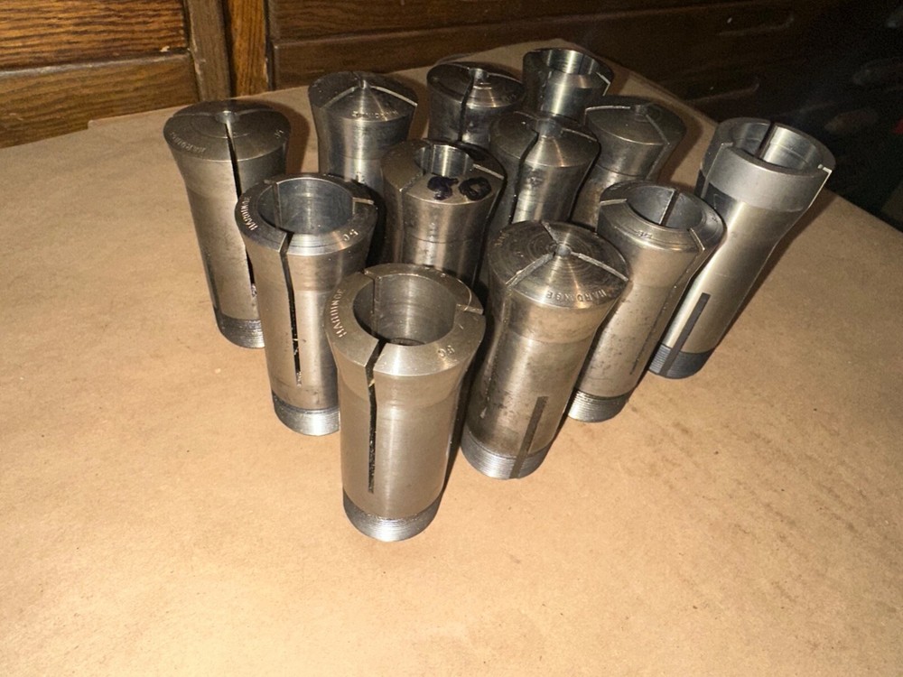 HARDINGE 5C COLLETS VARIOUS SIZES QTY 12