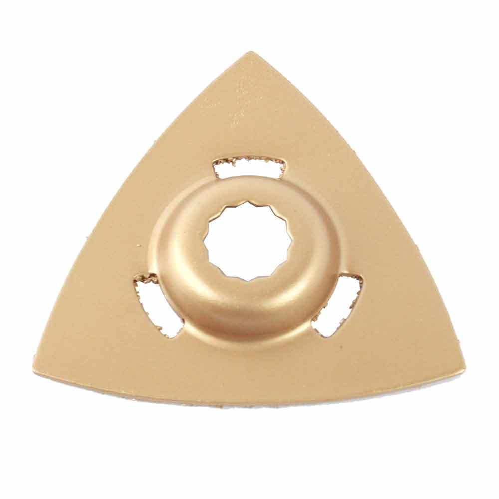 80mm Triangular Carbide RASP, 8mm Offset Mount Fits Fein Multimaster, Rockwell