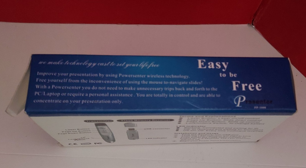 Presenter pp-1000 Black New Has Case