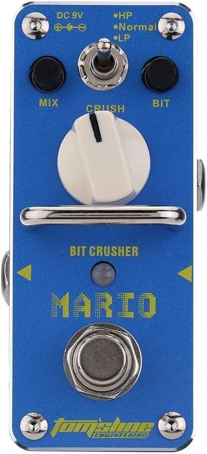 Tomsline Model AMO-3 Mario, Bit Crusher Pedal with True Bypass