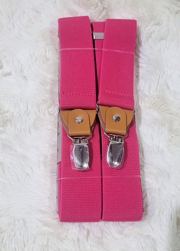Pink Seta Suspenders✍️