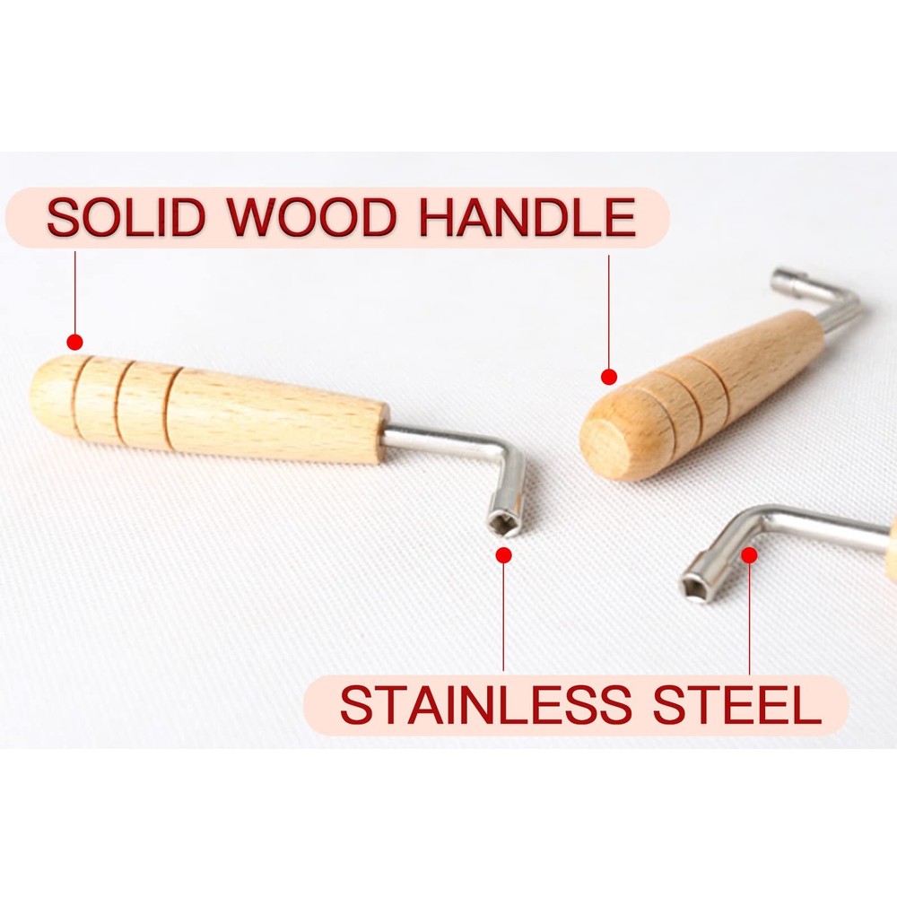 L-Shape Tuning Wrench for Lyre Harp & Small String Instruments - Precise Tune