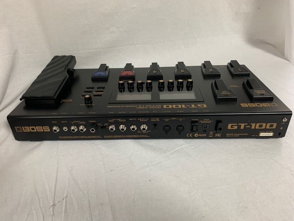GT-100 BOSS Multi Effector Guitar Effects Processor ver.2 With AC Adapter F/S JP