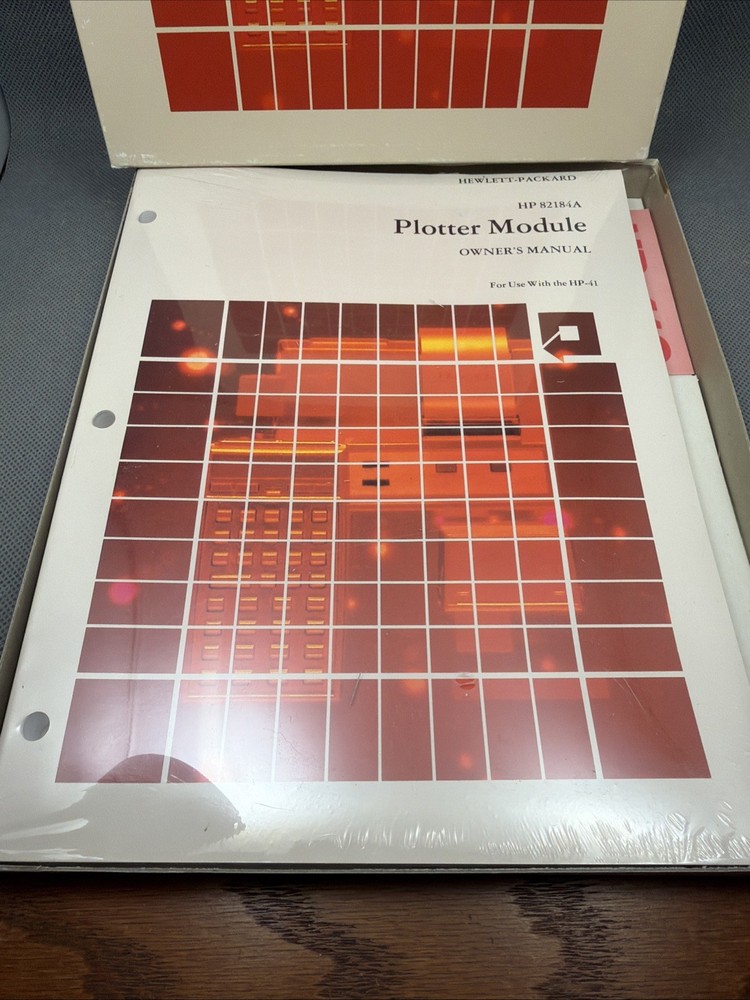 BOXED Hewlett Packard HP 82184A PLOTTER module HP 41C CV CX Calculator