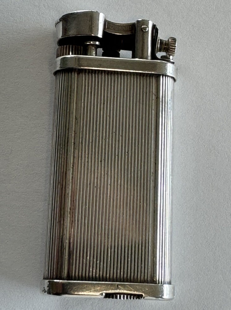 Dunhill VINTAGE Unique Lines Silver Lighter