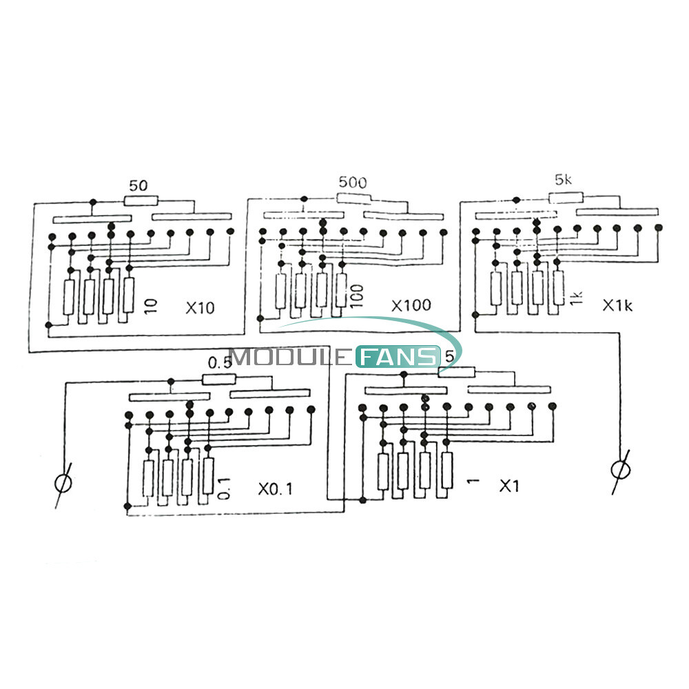 0-9999.9 Ohm Variable Resistance Box Decade Resistor For Physical Resistance