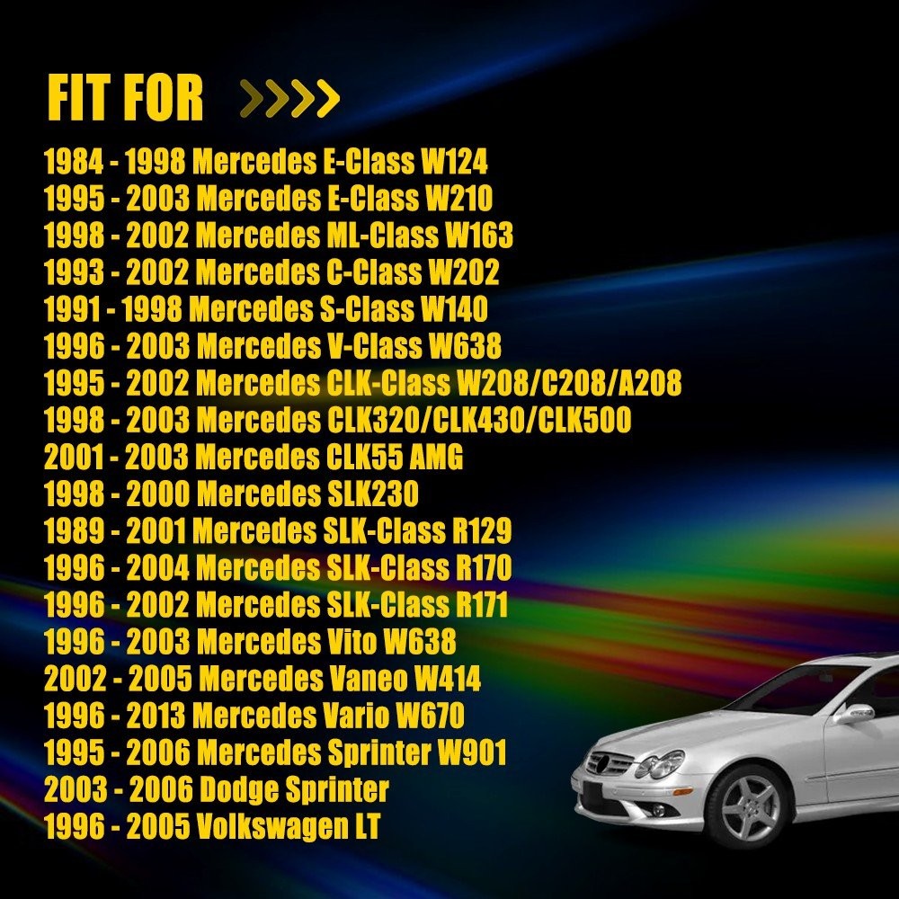 For 03-06 Dodge Sprinter Dynamic Sequential Smoked Lens LED Side Marker Light EW