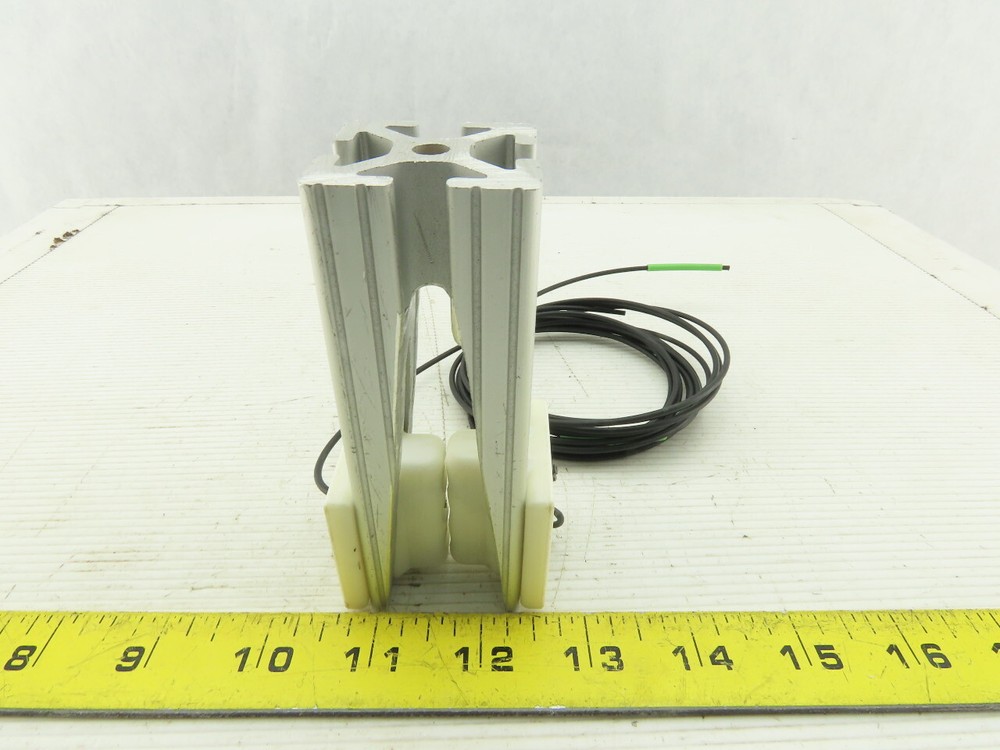 Keyence FU-77V Paper Processing Edge Detection Pass Through Fiber Optic Sensor