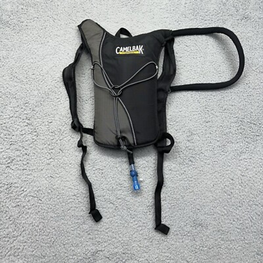 Camelbak Hydrobak Hydration Backpack Black & Grey w/ Reservoir (Tip Sealed)