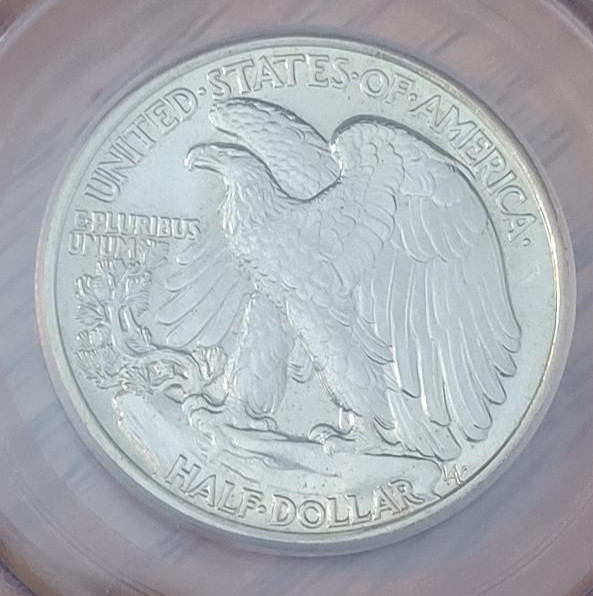 1943 Walking Liberty Silver Half Dollar 50C PCGS MS 64