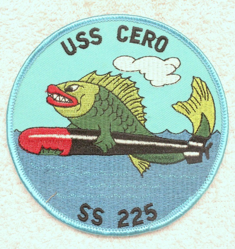 USN Navy patch: USS Cero SS-225 (modern copy)