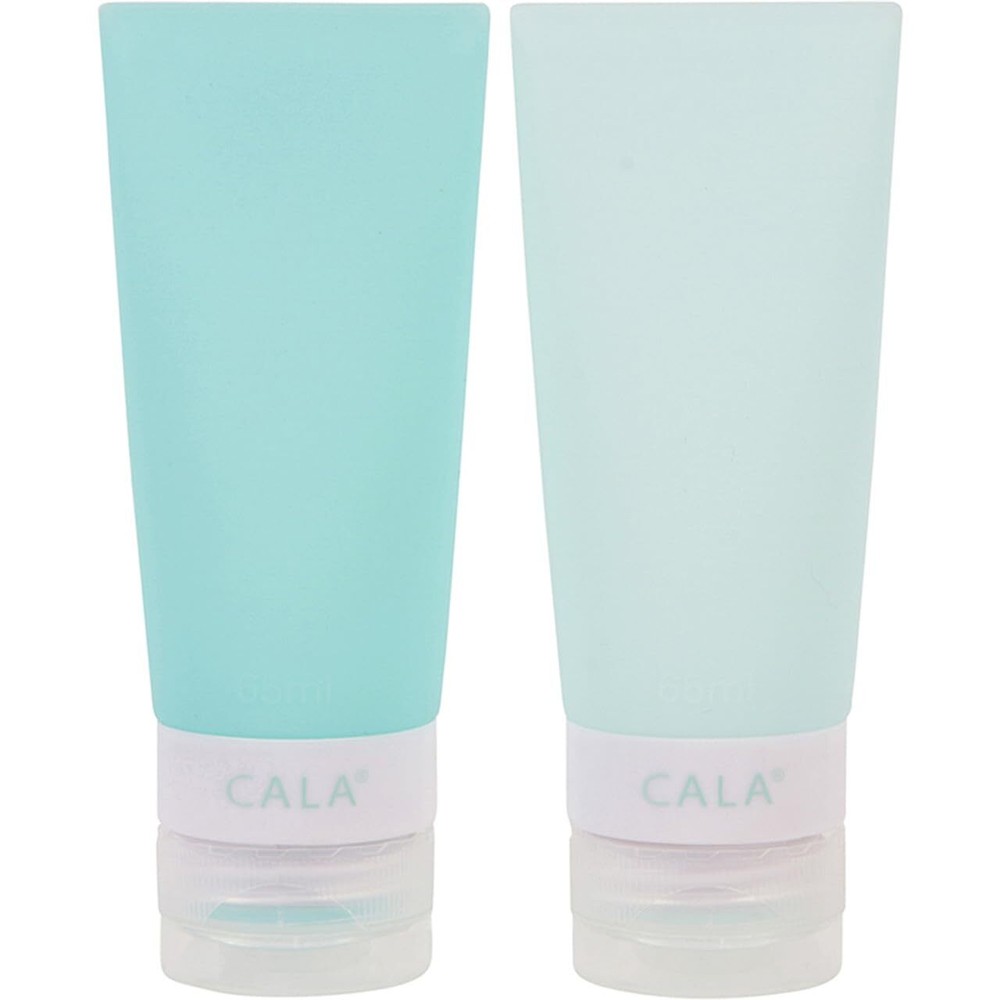 SILICONE TRAVEL BOTTLES MINT 2 bottles / 2.2oz