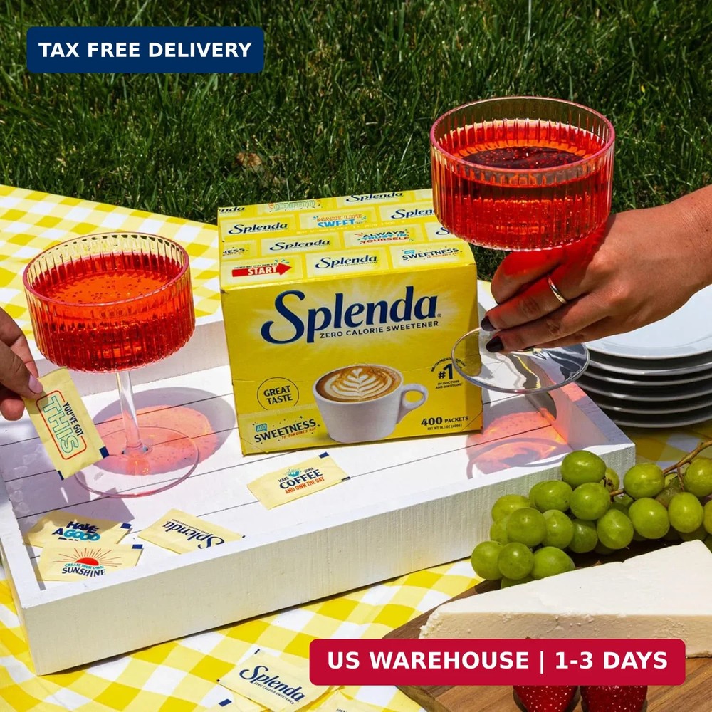 SPLENDA Zero Calorie Sweetener, 400 Count Packets
