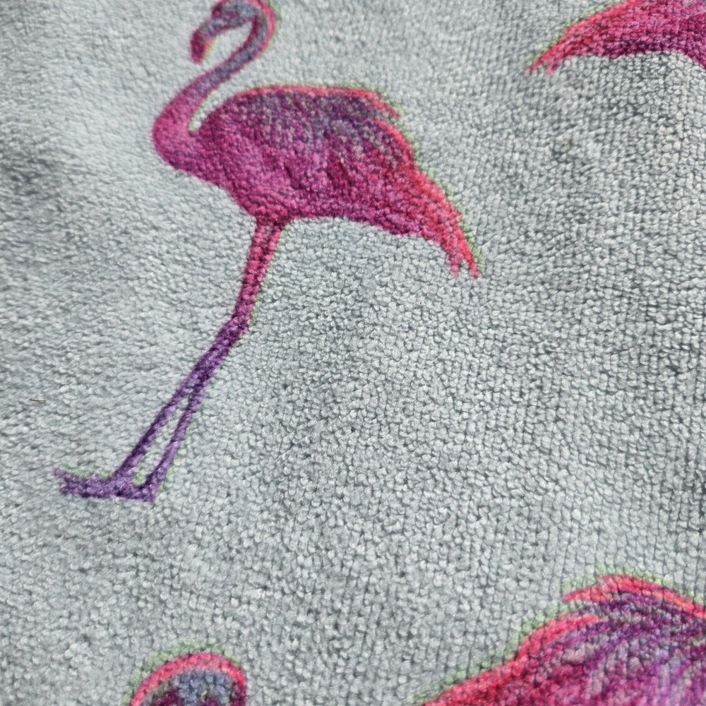 Flamingo Throw Blanket Tablecloth Beach Towel 60" Round REVERSIBLE JoAnn Fabric