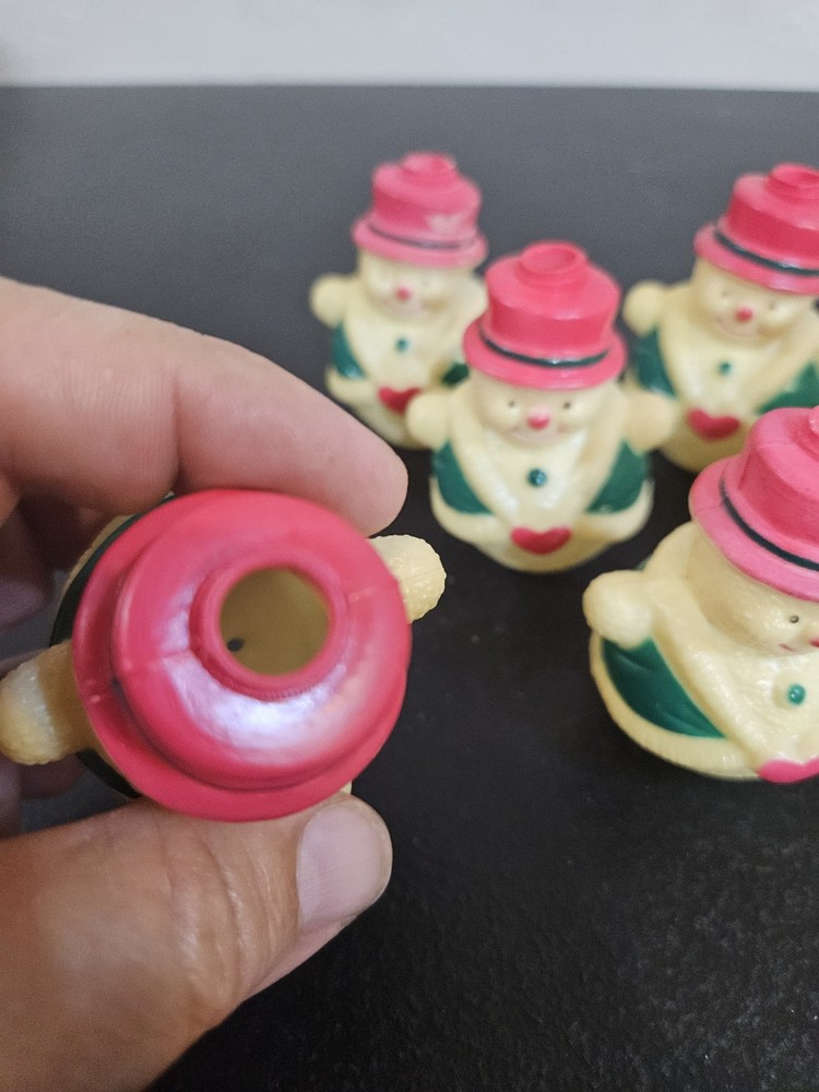Vintage Snowman Light Covers