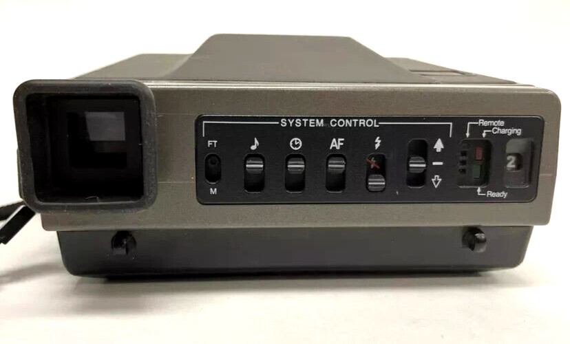 Vintage POLAROID SPECTRA SYSTEM Instant Film Camera with Strap Untested