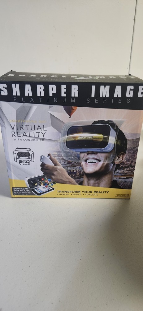 Sharper Image Smartphone 360° Virtual Reality Wity Controller