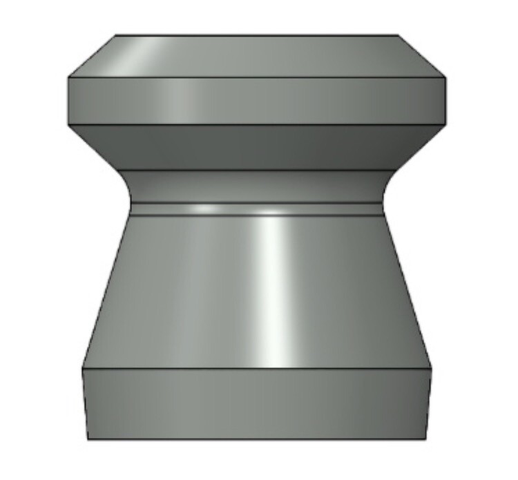MP Bullet Mold - 12Ga 525 Grain - 2 Cavity Brass