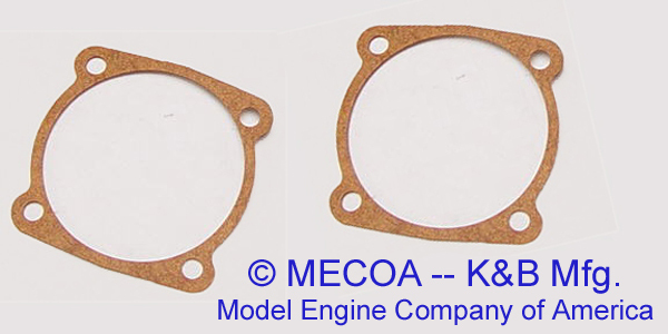 2 pcs HB .12 .15 engine crankcase front cover gaskets from MECOA  #29-1201