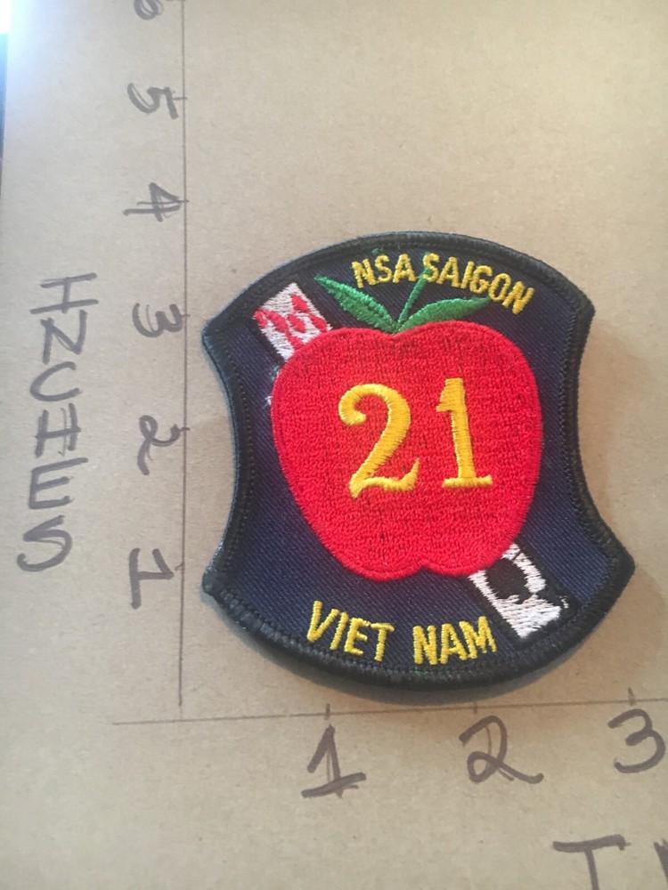 US Navy Naval Support Activities Saigon APL-21 Patch 4/22/25