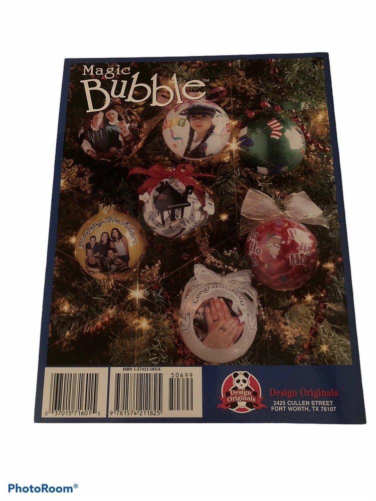 MAGIC BUBBLES-CREATING MEMORY KEEPSAKES INSTRUCTION BOOK CRAFTS