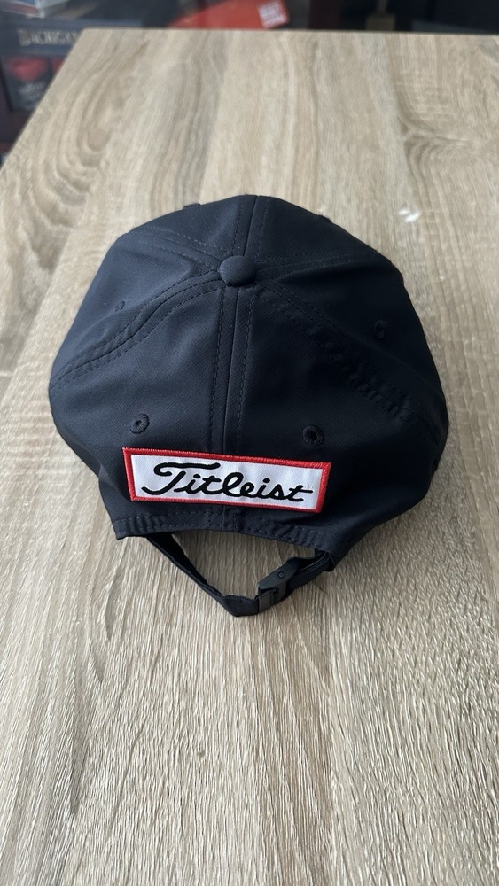 Titleist Black And Red Hat