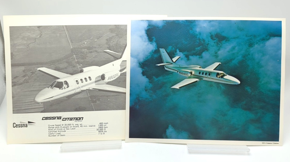 Cessna Citation 1974 Sales & Specification / Spec Info