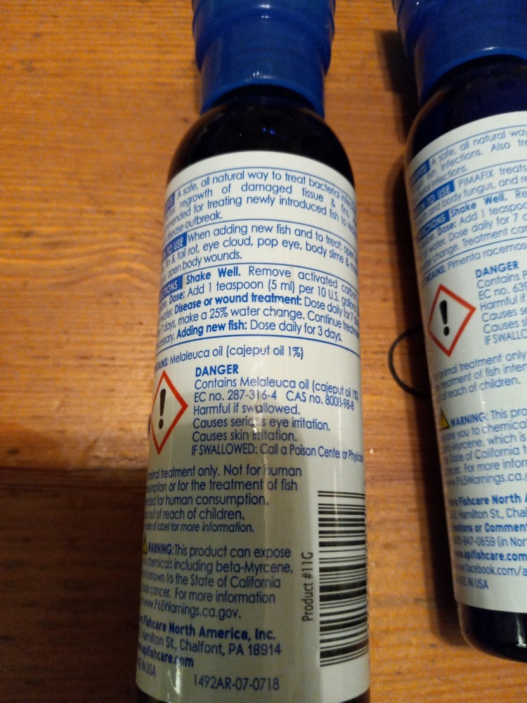 Api Melafix And Pimafix 4 Oz Bottle Lot