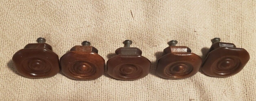 Wooden Drawer/ Cabinet Nobs 5 Square Nobs