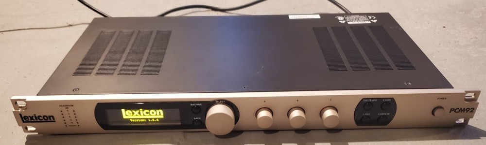 Lexicon PCM 92 Digital Reverb Processor Rack Unit Pro Studio Effects