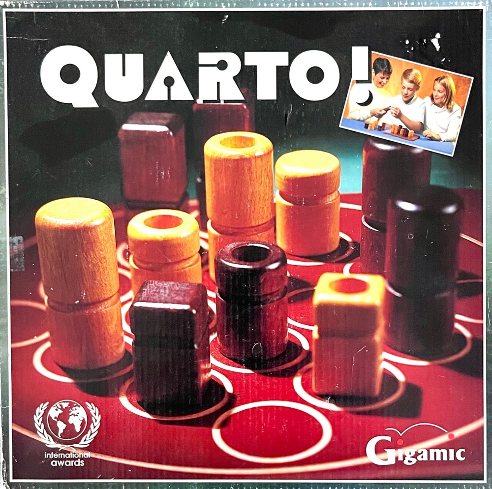 Quarto Wooden Game Individual Replacement Pieces Gigamic 1991