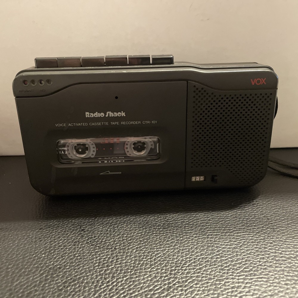 Radio Shack CTR-101 Voice Activated Cassette Tape Player Recorder Doesn’t Work