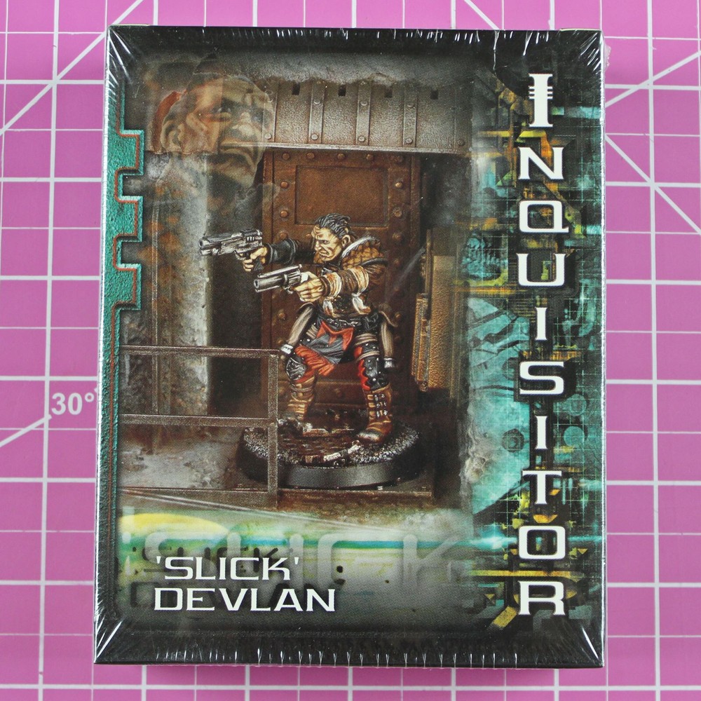 Inquisitor Slick Devlan NIB Metal - OOP - Games Workshop Warhammer 40K 54mm