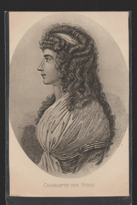 Charlotte Von Stein German Art Postcard (11249)