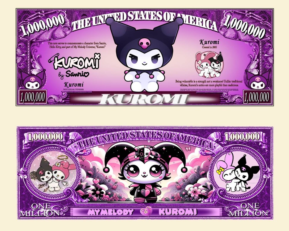 OUR KUROMI NOVELTY NOTE (25 Bills)